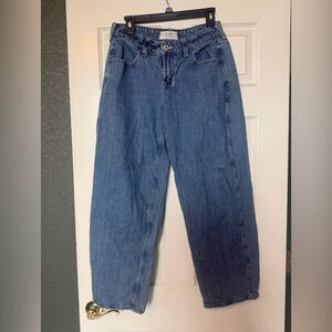 Hollister low rise taper baggy jeans